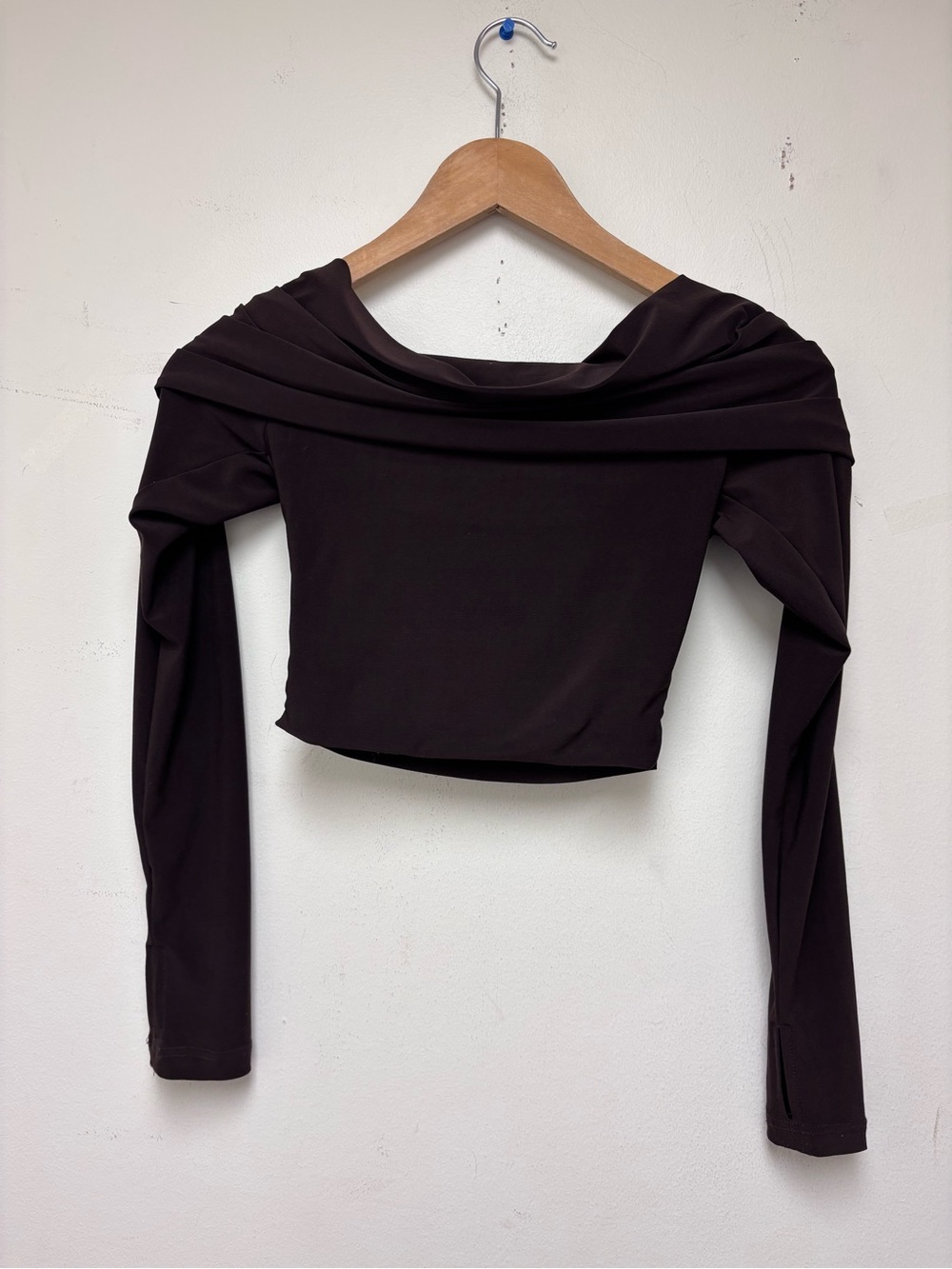 AYM Brown Off Shoulder Top - Picture 8 of 10